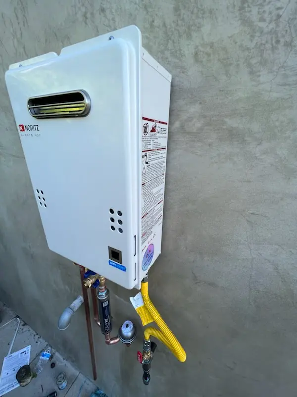 Tankless water heater installation for Rocklin homes